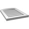 Ekena Millwork Arch Top Surface Mount PVC Gable Vent: Functional, w/ 2"W x 1-1/2"P Brickmould Frame, 16"W x 22"H GVPAR16X2202SF - alternate 3